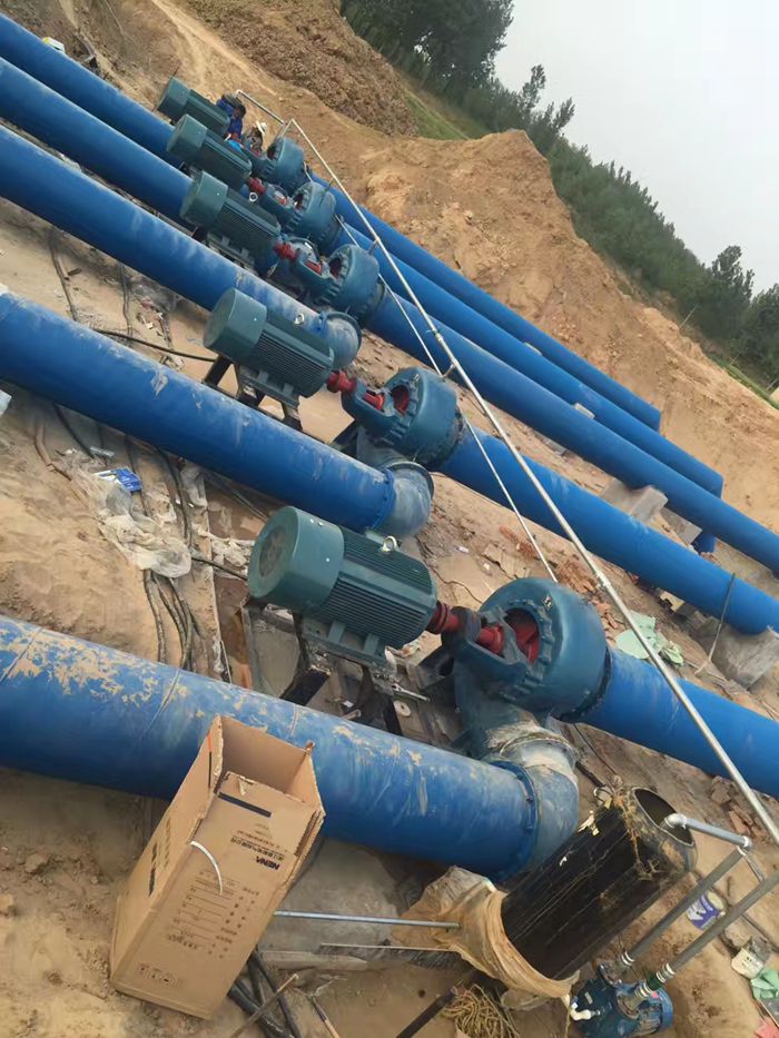 開封650HW混流泵機(jī)組安裝現(xiàn)場